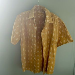 Never worn Hormesis gold button up